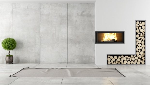 betonvloer met vloerverwarming