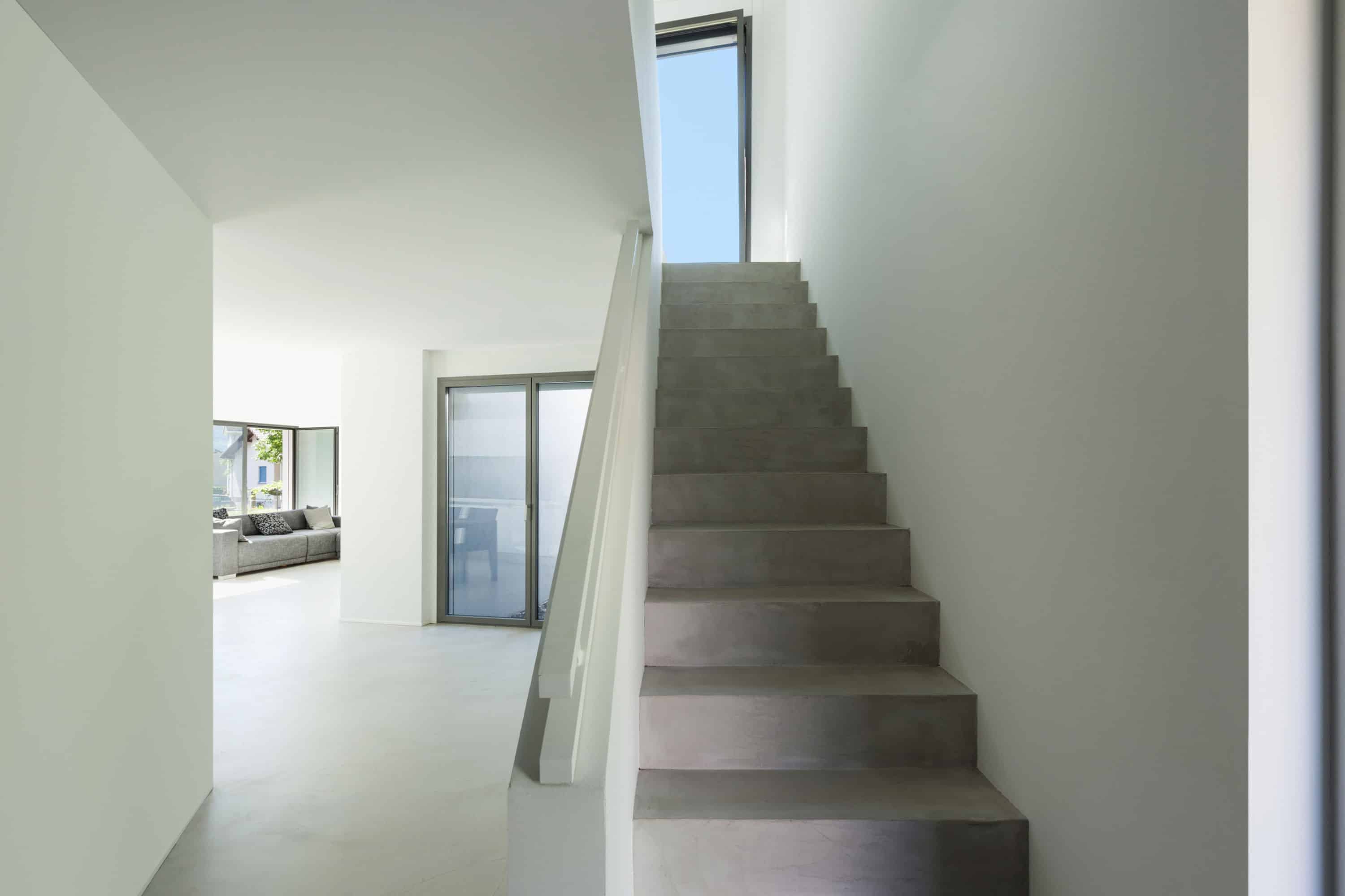 gepolierde trap beton